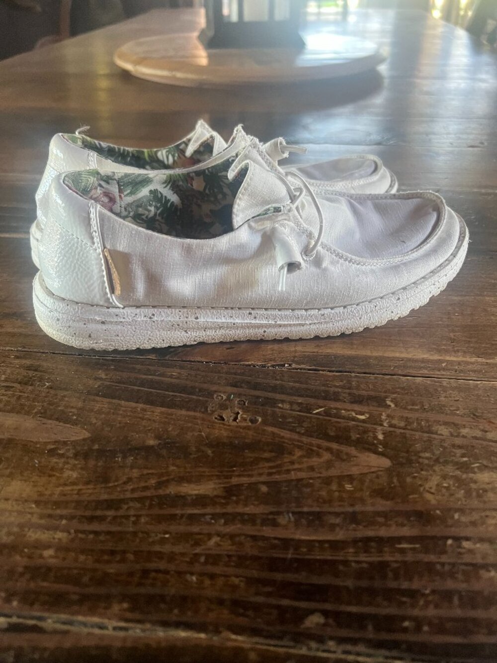 Hey Dude Women's Wendy Shoes, Coconut Milk Size 6